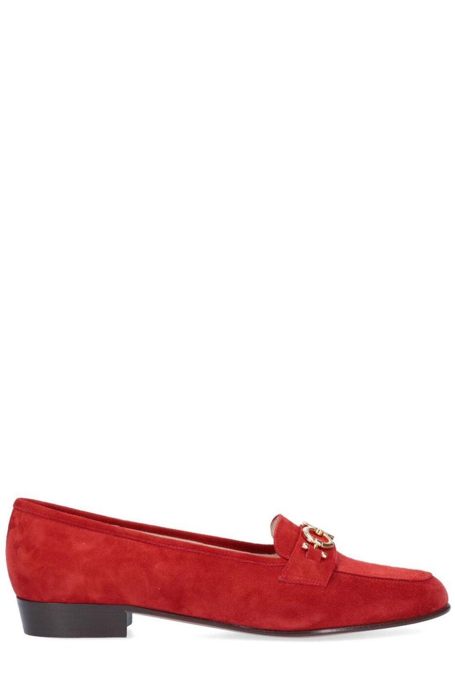 FERRAGAMO フェラガモ レッド Red フラ