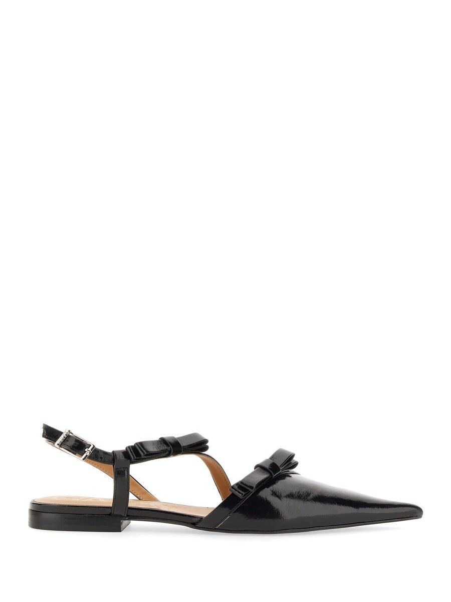 GANNI ガニー ブラック Black フラットシューズ レディース 春夏2024 S2436 099 【関税・送料無料】【ラッピング無料】 iaのサムネイル