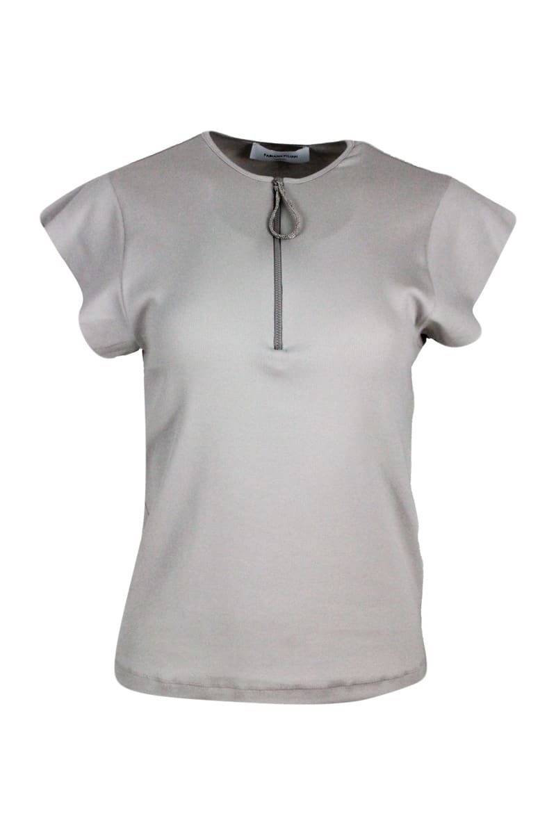 【楽天スーパーSALE!!50000円以上3000円OFFクーポン対象】 FABIANA FILIPPI ファビアナ フィリッピ ベージュ Beige Tシャツ レディース 春夏2024 JED273W156 H3568154 【関税・送料無料】【ラッピング無料】 iaのサムネイル