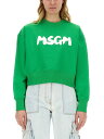 MSGM エムエスジーエム グリーン VERDE トレーナー レディース 春夏2024 3641MDM98_24700036 【関税・送料無料】【ラッピング無料】 ia