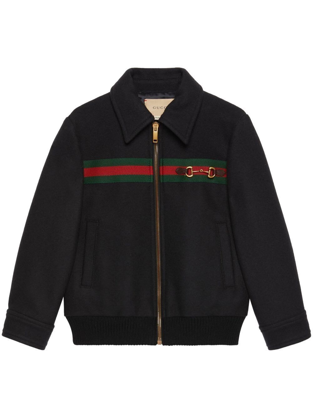 GUCCI グッチ ブラック Black ジャケット ボーイズ 秋冬2022 692699XWATPK4440 【関税・送料無料】【ラッピング無料】 ia