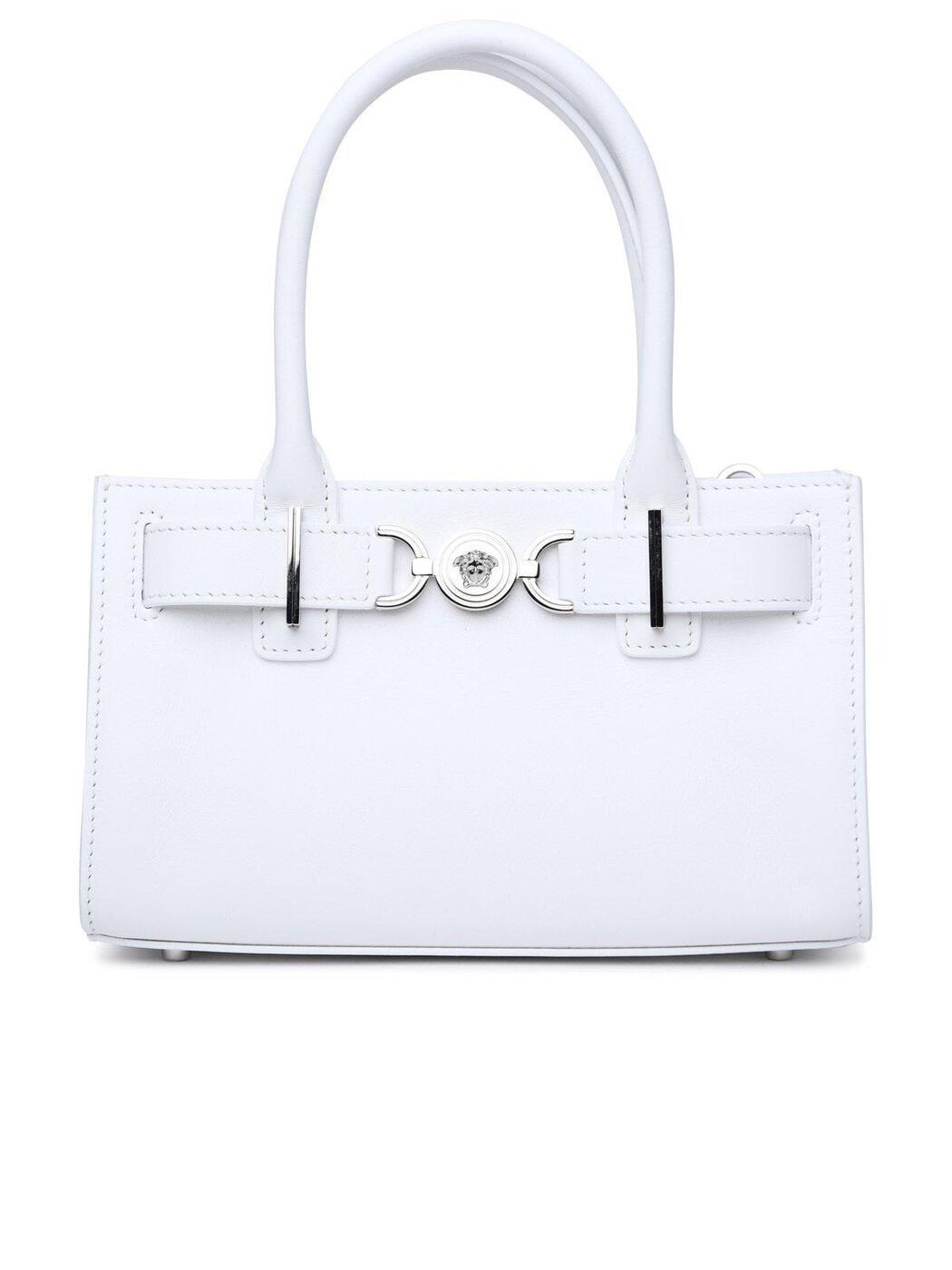 VERSACE ヴェルサーチ トートバッグ レディース 春夏2024 10131691A10795-1W00P Optical White Palladium 【関税・送料無料】【ラッピング無料】 ia