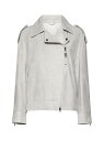 【15,000円以上1,000円OFF!!】 BRUNELLO CUCINELLI ブルネロクチネリ グレー Grigio ジャケット レディース 春夏2024 MPCAI2926E -C9593 【関税・送料無料】【ラッピング無料】 ia