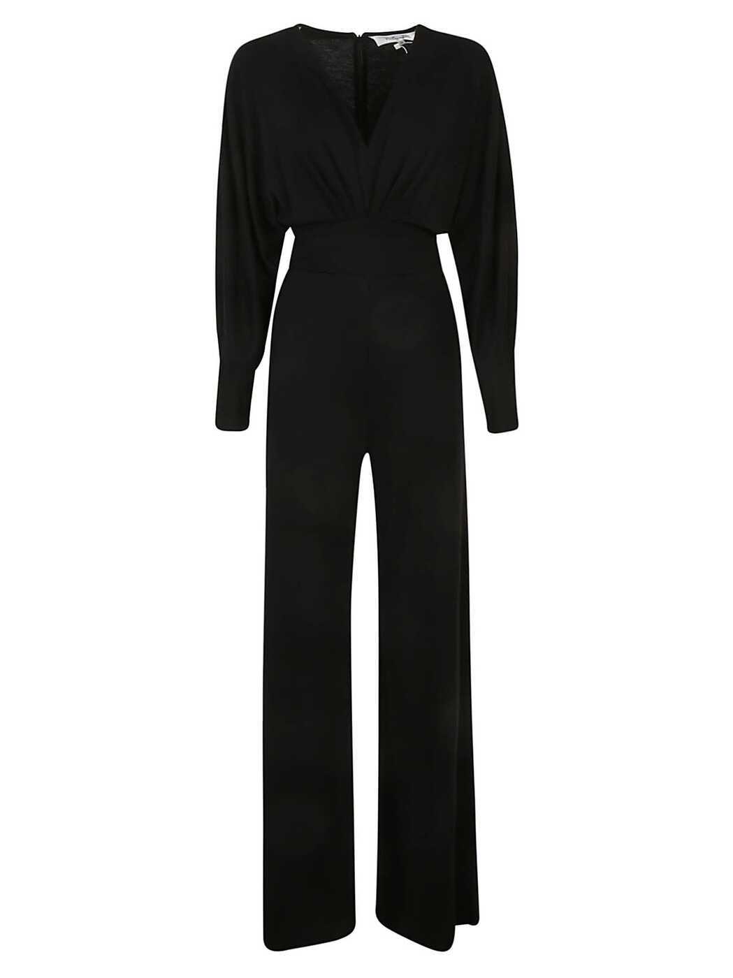 【土日限定クーポン配布中！】 DIANE VON FURSTENBERG ダイアン フォン ファステンバーグ ブラック Black オールインワン レディース 秋冬2023 FANNYBLACK 【関税・送料無料】【ラッピング無料】 ia