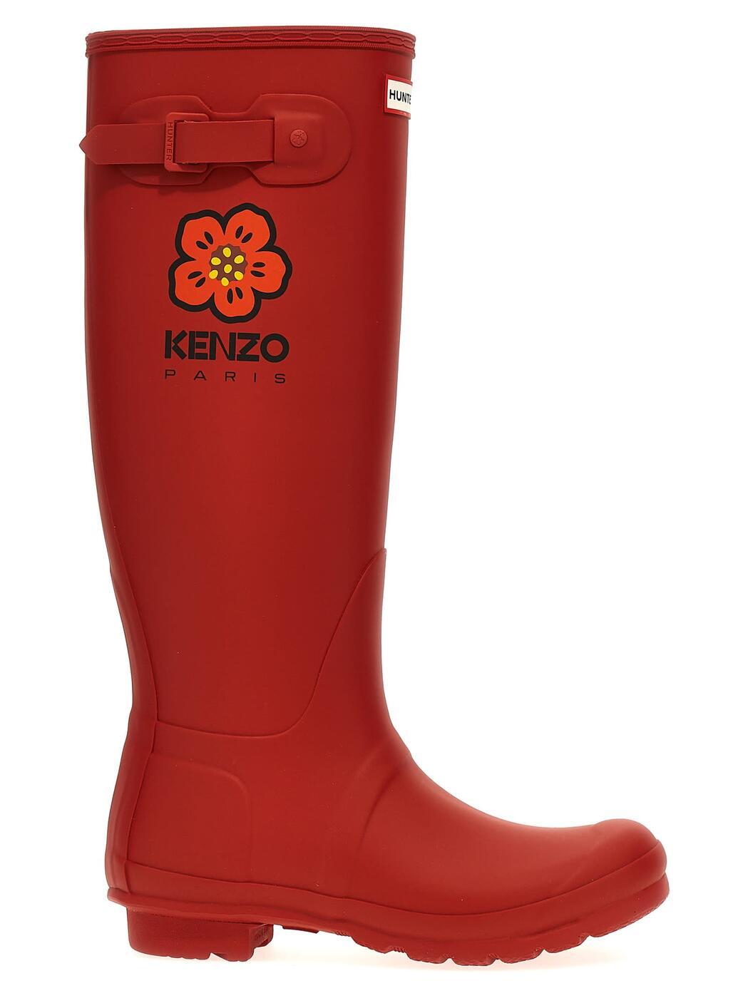 KENZO ケンゾー レッド Red ブーツ レ