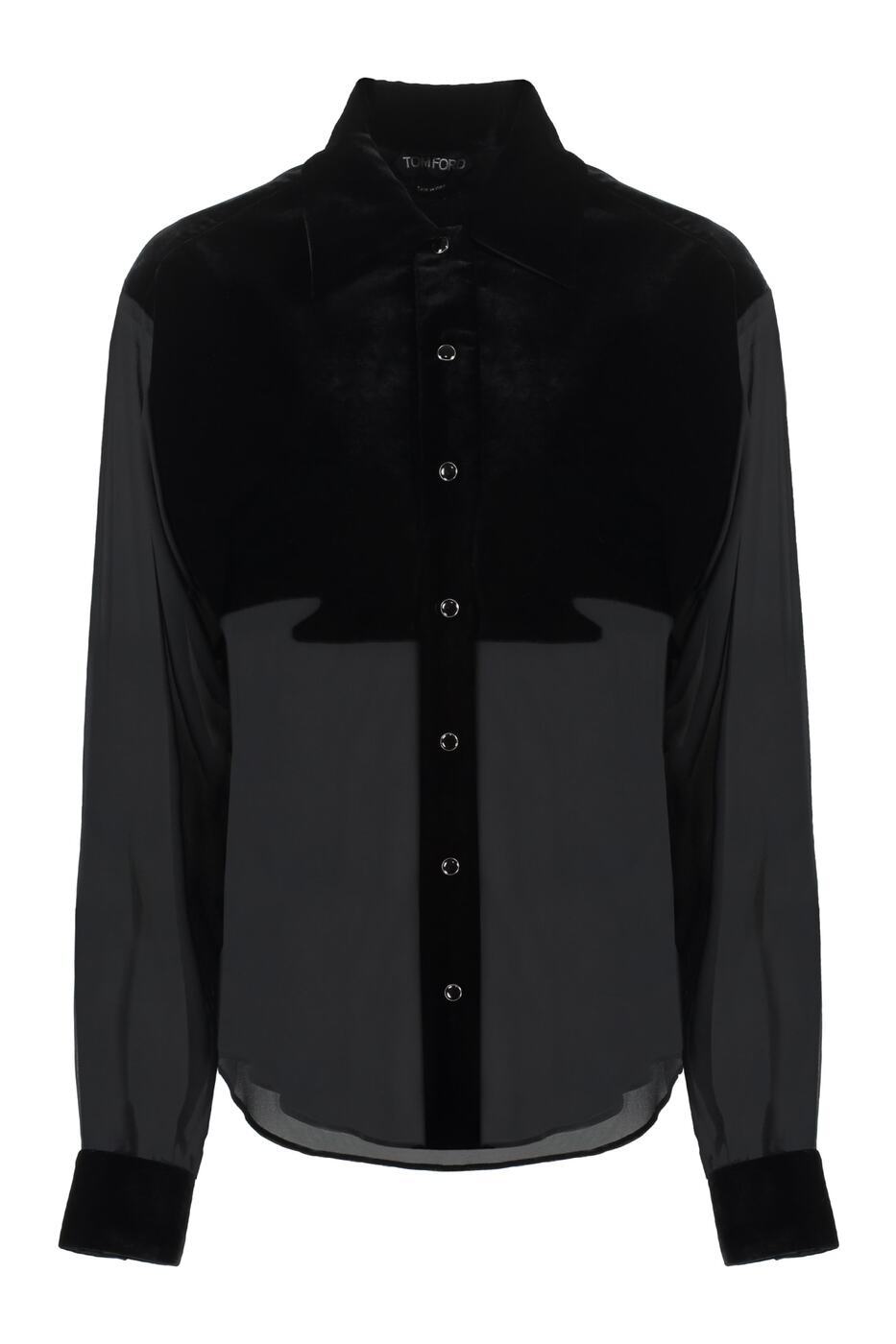 【土日限定クーポン配布中！】 TOM FORD トム フォード ブラック Black シャツ レディース 秋冬2023 CA3246FAX1028LB999 【関税・送料無料】【ラッピング無料】 ia