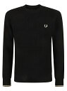 フレッドペリー 【15,000円以上1,000円OFF!!】 FRED PERRY フレッド ペリー ブラック Black ニットウェア メンズ 秋冬2023 K6507102 【関税・送料無料】【ラッピング無料】 ia