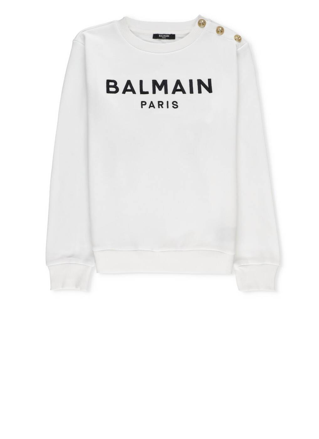 楽天BRANDSHOP・クラージュ楽天市場店【毎月1日はエントリーでポイント3倍！】 BALMAIN バルマン スウェット ボーイズ 春夏2024 BU4A10Z1753 100NE 【関税・送料無料】【ラッピング無料】 ia