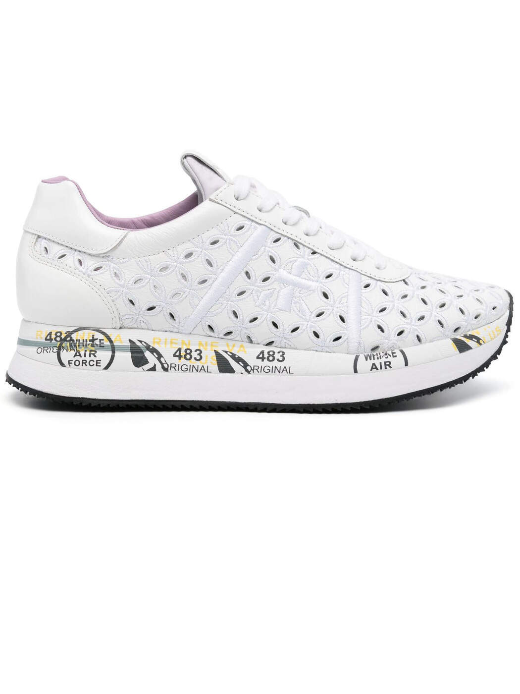 PREMIATA プレミアータ ホワイト White スニーカー レディース 春夏2024 CONNY 6749 【関税・送料無料】【ラッピング無料】 iaのサムネイル