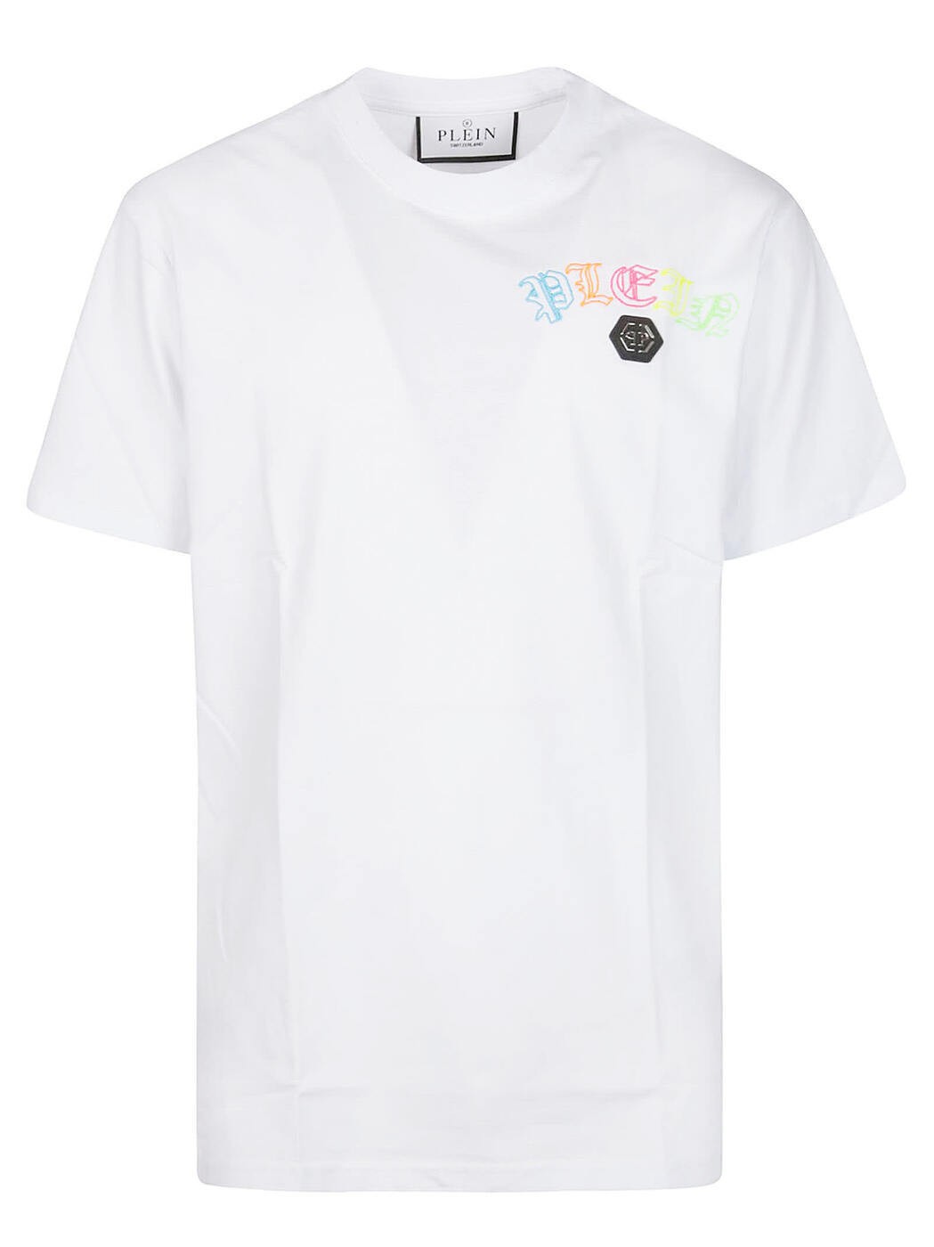 PHILIPP PLEIN フィリップ プレイン ホワイト White Tシャツ メンズ 春夏2024 MTK6815PJY002N 01 WHITE 【関税・送料無料】【ラッピング無料】 ia