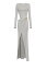 【本日5の付く日ポイント4倍!!】 ELISABETTA FRANCHI エリザベッタ フランキ グレー Grey ドレス レディース 春夏2024 AB61742E2 155 【関税・送料無料】【ラッピング無料】 ia