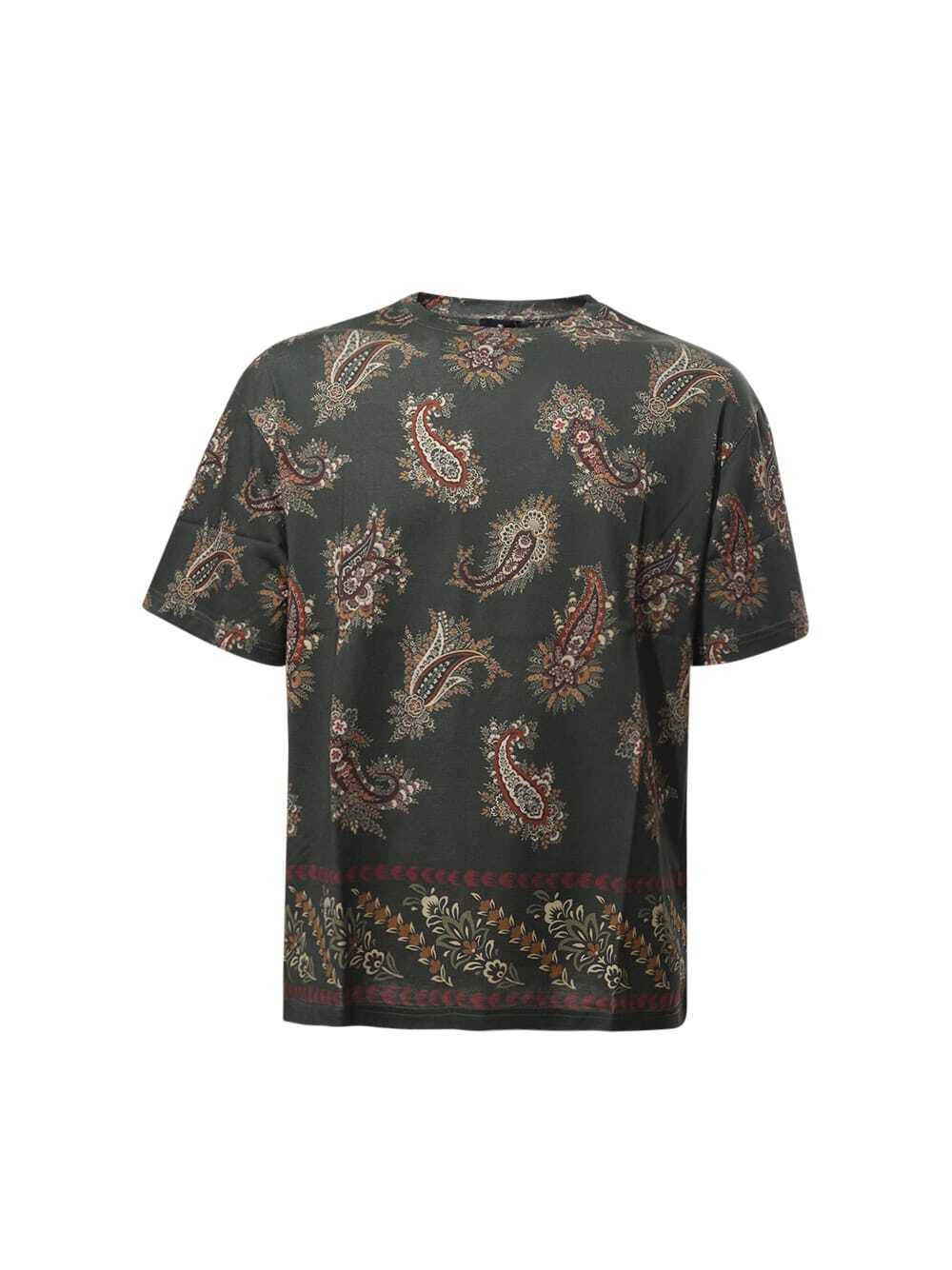 ETRO エトロ グリーン Green Tシャツ メンズ 春夏2024 MRMA0004AJ055X0890 【関税・送料無料】【ラッピング無料】 ia