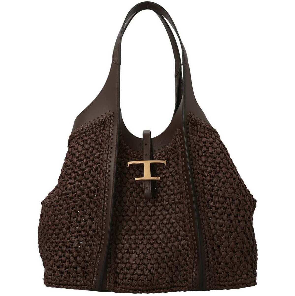 TOD'S トッズ TESTA DI MORO トートバッグ レディース 春夏2023 XBWTSBAR300RGM0ZQ7_TMORO 【関税・送料無料】【ラッピング無料】 iaのサムネイル