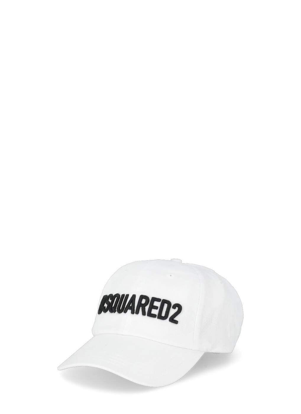 DSQUARED2 ディースクエアード ホワイト White 帽子 メンズ 春夏2024 BCM071405C00002M072 【関税・送料無料】【ラッピング無料】 ia