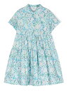  IL GUFO イルグッフォ ブルー Blue ドレス ガールズ 春夏2024 P24VM746C4120 431  ia