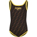 FENDI FENDI ブラウン Brown スイムウェア ガールズ 春夏2024 JFM035 AQUD F17QF 【関税・送料無料】【ラッピング無料】 ia