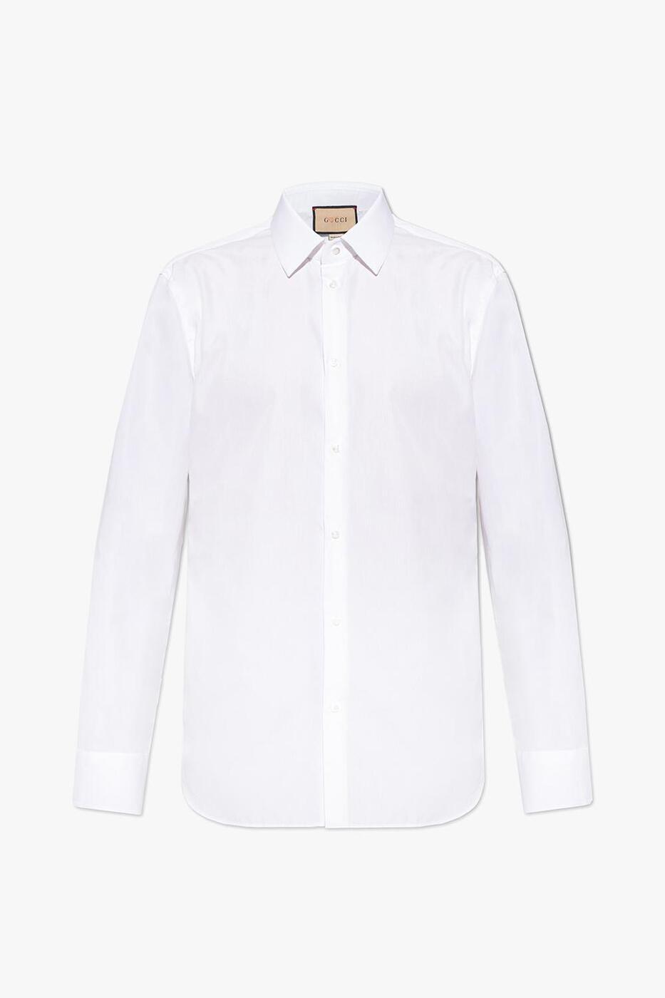 グッチ GUCCI グッチ ホワイト White シャツ メンズ 春夏2024 699550ZAJOL9000 【関税・送料無料】【ラッピング無料】 ia