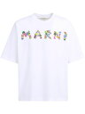 MARNI マルニ ホワイト White Tシャツ メンズ 春夏2024 HUMU0223PUUSCW59CBW01  ia