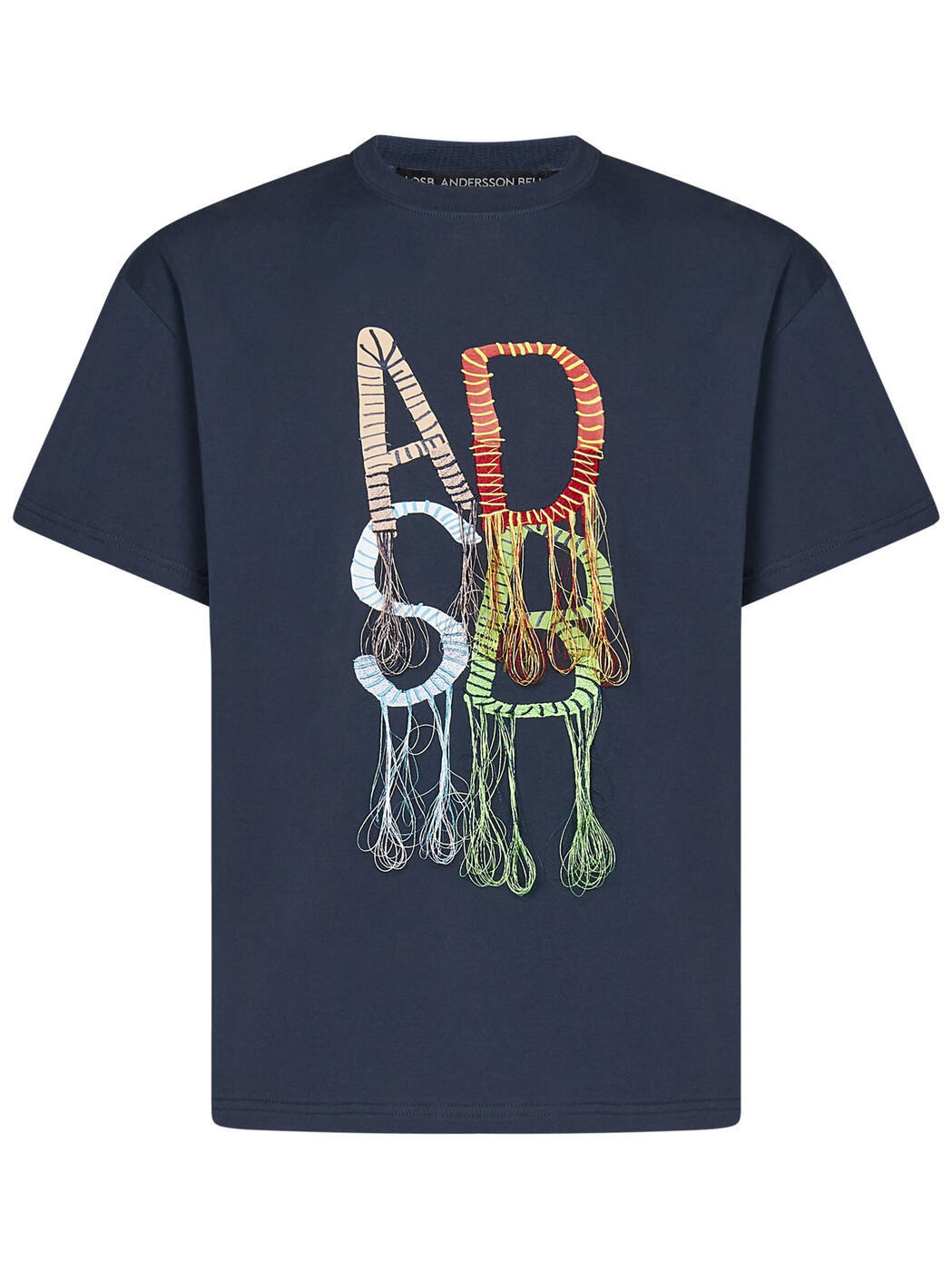 ANDERSSON BELL アンダースンベル ブルー Blu Tシャツ メンズ 春夏2024 ATB1125U NAVY 【関税・送料無料】【ラッピング無料】 iaのサムネイル