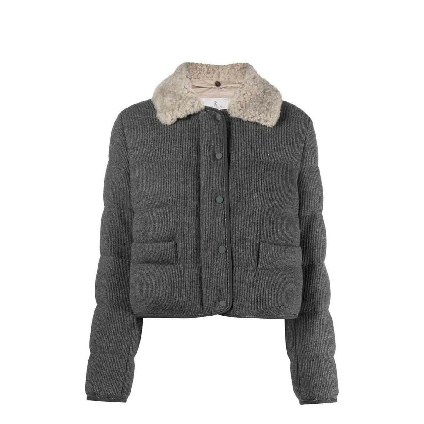 【土日限定クーポン配布中！】 BRUNELLO CUCINELLI ブルネロクチネリ グレー Gray ジャケット レディース 春夏2024 M012T2713_C079 【関税・送料無料】【ラッピング無料】 ia