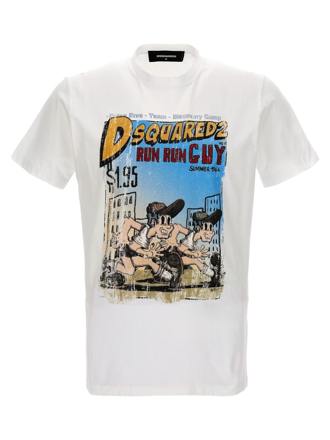 DSQUARED2 ディースクエアード ホワイト White Tシャツ メンズ 春夏2024 S74GD1226S23009_100 【関税・送料無料】【ラッピング無料】 ia