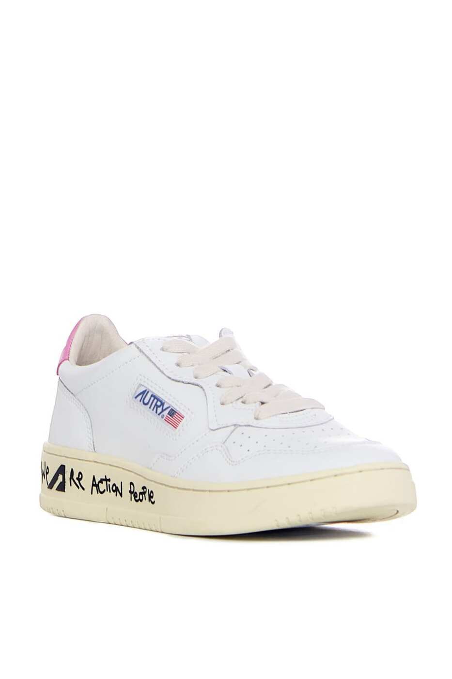 AUTRY スニーカー レディース 春夏2024 AULWLD09 WHITE MAUVE 【関税・送料無料】【ラッピング無料】 iaのサムネイル