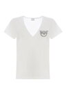  PINKO ピンコ ホワイト Bianco Tシャツ レディース 春夏2024 100372A1R7_Z15  ia