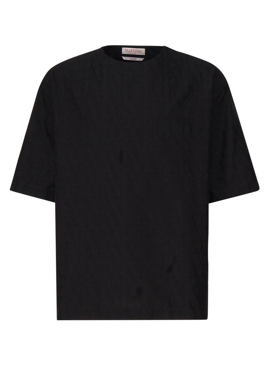 【土日限定クーポン配布中！】 VALENTINO バレンチノ ブラック Black Tシャツ メンズ 春夏2024 4V3CJI209VC_MXM 【関税・送料無料】【ラッピング無料】 ia