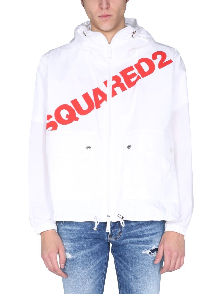 【本日5の付く日ポイント4倍!】 DSQUARED2 ディースクエアード ホワイト WHITE ジャケット メンズ 春夏2022 S71AN0361_S53730100 【関税・送料無料】【ラッピング無料】 ia