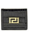 ヴェルサーチェ 財布（レディース） 【10周年記念クーポン！P4倍！】 VERSACE ヴェルサーチ ブラック NERO 財布 レディース 秋冬2023 10088321A08724_1B00V 【関税・送料無料】【ラッピング無料】 ia