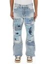 【15,000円以上1,000円OFF!!】 AMIRI アミリ ブルー DENIM デニム メンズ 秋冬2023 PF23MDF038_765 【関税・送料無料】【ラッピング無料】 ia