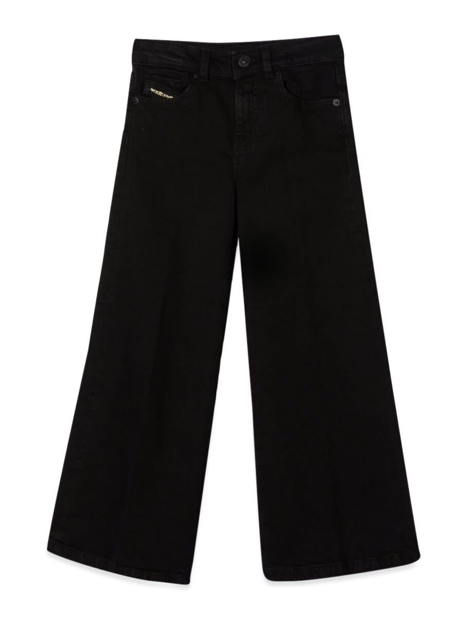 DIESEL ディーゼル ブラック BLACK パンツ ガールズ 春夏2022 J00509K_KXBB1K02 【関税・送料無料】【ラッピング無料】 iaのサムネイル