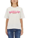 【15,000円以上1,000円OFF!!】 DSQUARED2 ディースクエアード ホワイト WHITE Tシャツ レディース 秋冬2023 S72GD0490S23009_100 【関税・送料無料】【ラッピング無料】 ia