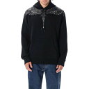 【15,000円以上ご購入で1,000円OFF！】 MARCELO BURLON マルセロ バーロン トレーナー メンズ 春夏2023 CMBB007C99FLE001 1010 BLACK BLACK 【関税 送料無料】【ラッピング無料】 ia