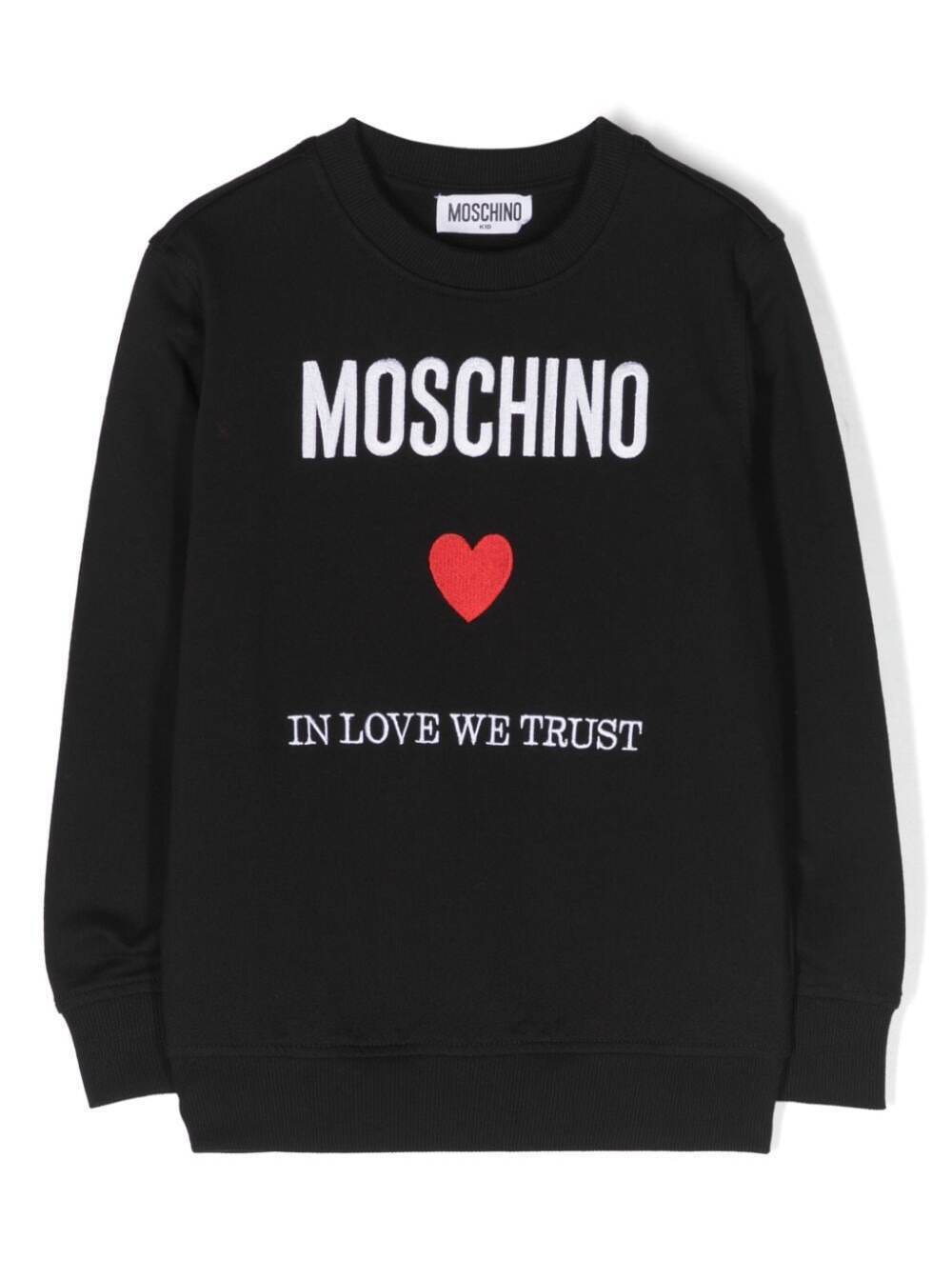 楽天BRANDSHOP・クラージュ楽天市場店MOSCHINO モスキーノ ブラック Nero トップス ガールズ 春夏2024 H5F05R LCA3060100 【関税・送料無料】【ラッピング無料】 ia