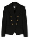 BALMAIN バルマン ブラック Black ジャケット ガールズ 秋冬2023 BT2A24 J0035 930OR 【関税・送料無料】【ラッピング無料】 ia