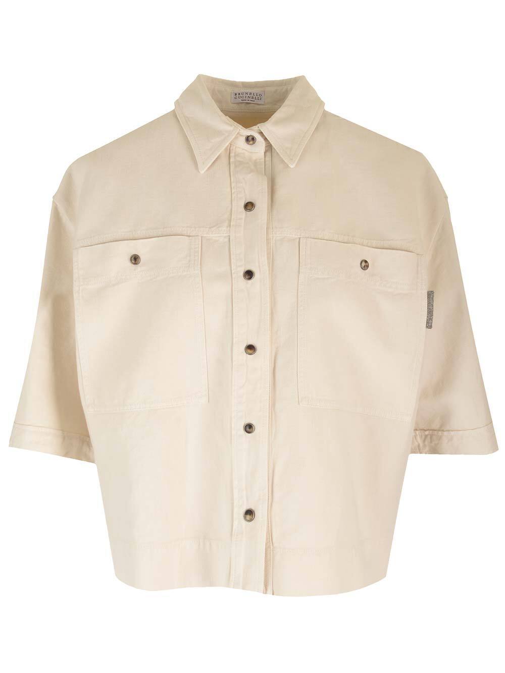 BRUNELLO CUCINELLI ブルネロクチネリ ベージュ Beige トップス レディース 春夏2024 ML996MH636_C8739 【関税・送料無料】【ラッピング無料】 ia