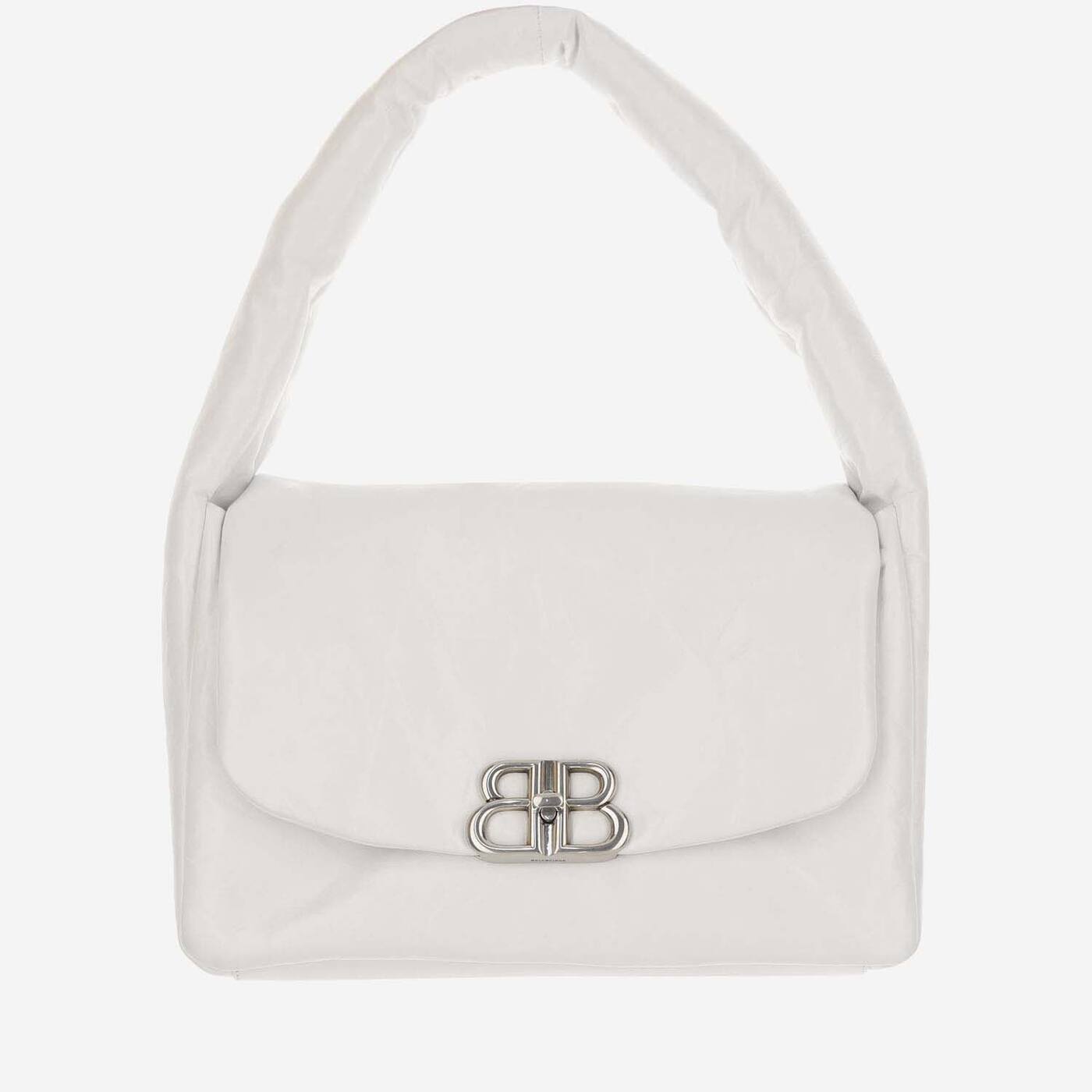 バレンシアガ トートバッグ（レディース） 【毎月1日はエントリーでポイント3倍！】 BALENCIAGA バレンシアガ ホワイト White トートバッグ レディース 春夏2024 7879022AA3Z9001 【関税・送料無料】【ラッピング無料】 ia