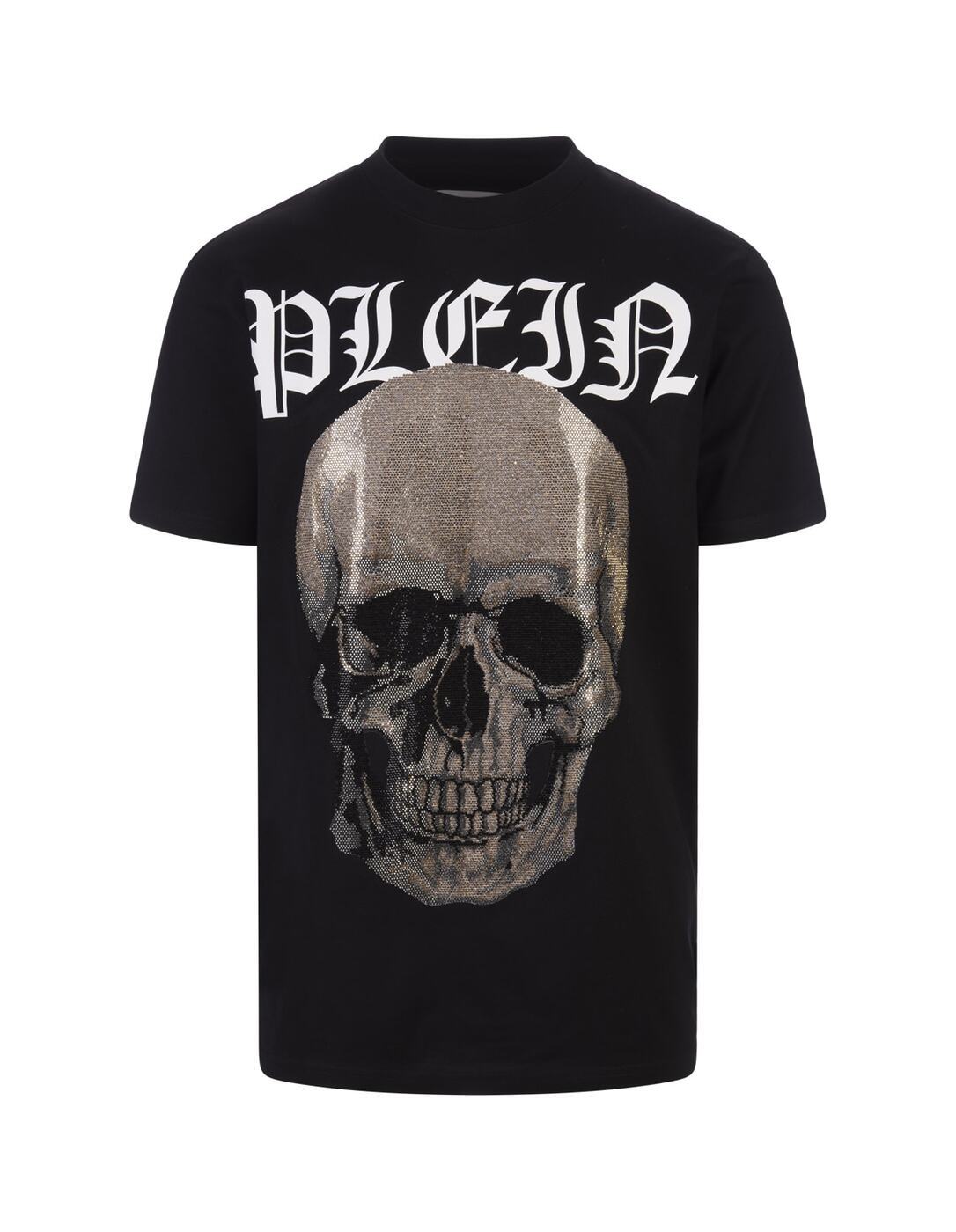 【土日限定クーポン配布中！】 PHILIPP PLEIN フィリップ プレイン ブラック Black Tシャツ メンズ 春夏2024 SADCMTK6850PJY002N 02 【関税・送料無料】【ラッピング無料】 ia