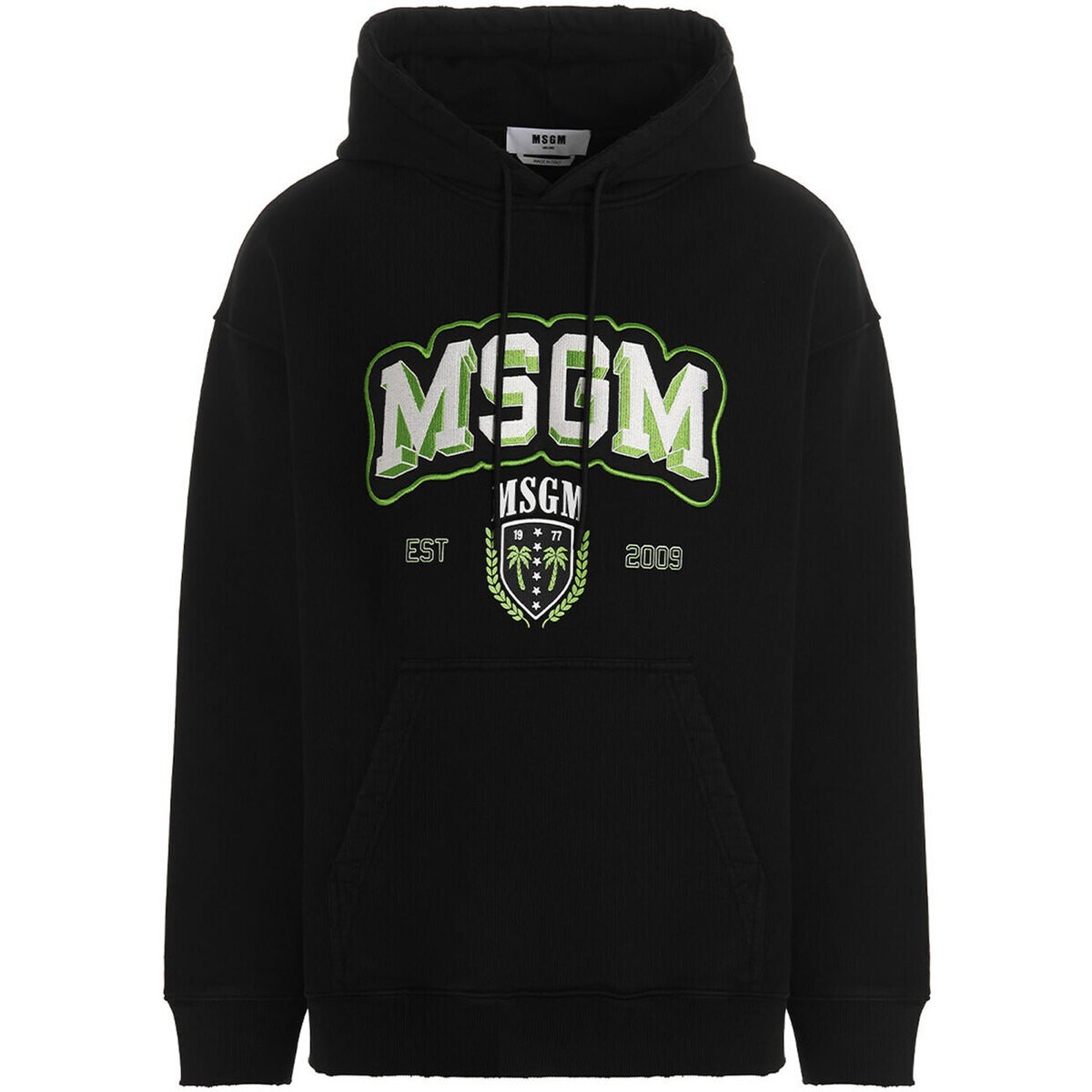 【1万5千円以上1000円OFF!最大44.5倍】 MSGM エムエスジーエム ブラック Black トレーナー メンズ 春夏2023 3440MM19423709999 【関税・送料無料】【ラッピング無料】 iaのサムネイル