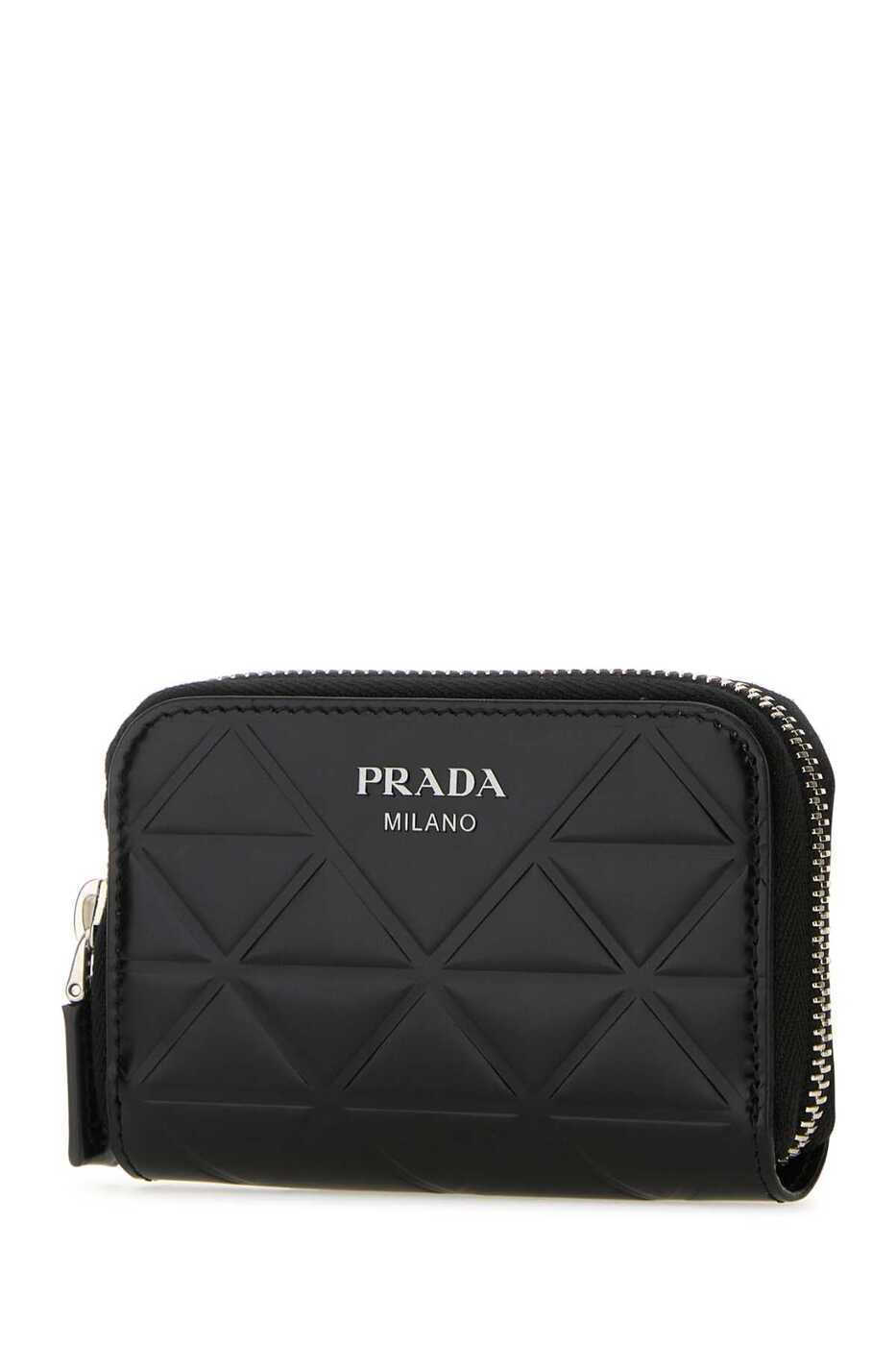 プラダ 財布（メンズ） 【楽天スーパーSALE!!100000円以上4000円OFFクーポン対象】 PRADA プラダ ブラック NERO 財布 メンズ 春夏2024 2MM0032CNV F0002 【関税・送料無料】【ラッピング無料】 ia