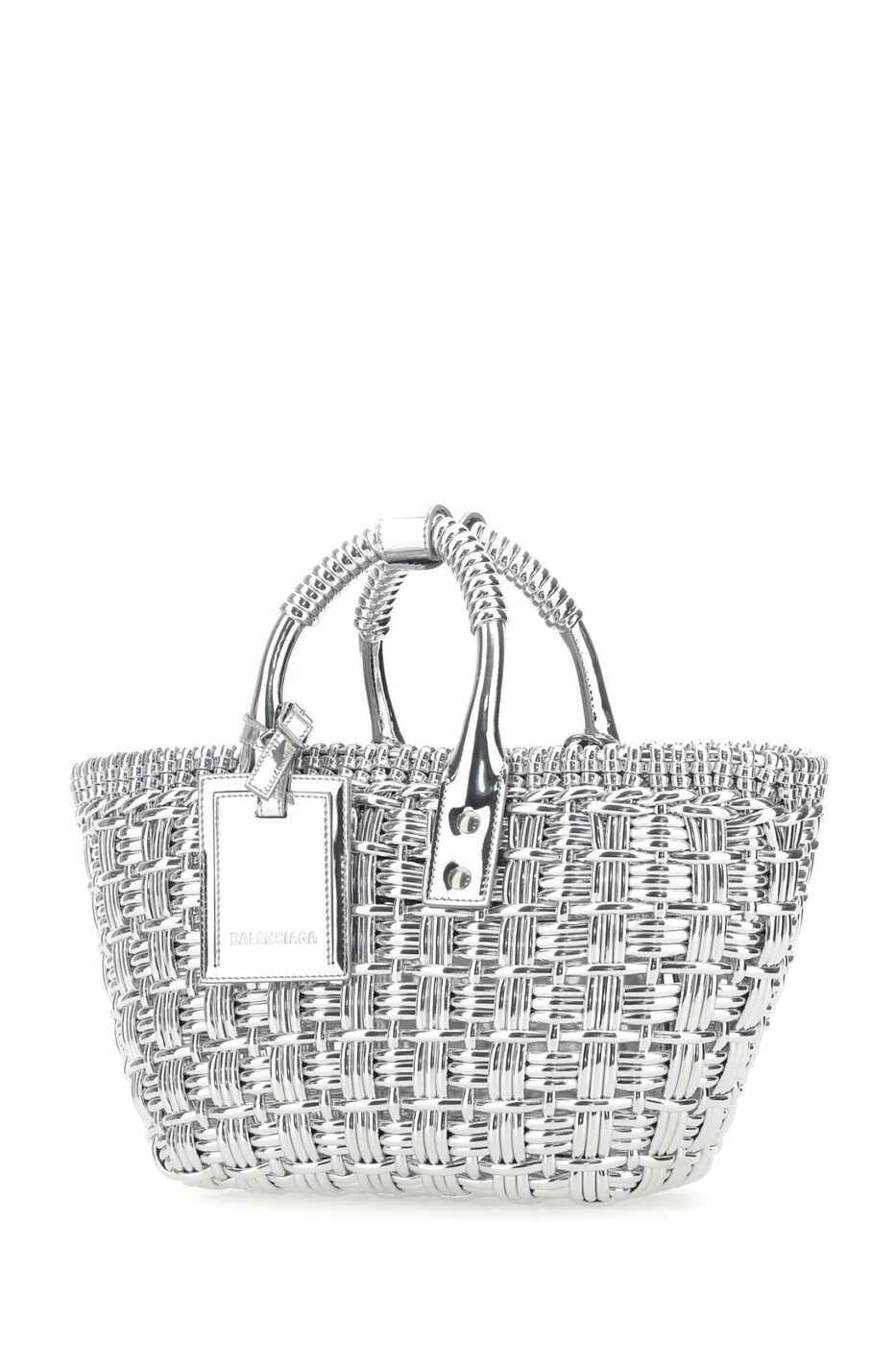 バレンシアガ トートバッグ（レディース） BALENCIAGA バレンシアガ シルバー Silver トートバッグ レディース 春夏2023 6713422AABE 8110 【関税・送料無料】【ラッピング無料】 ia