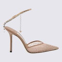 JIMMY CHOO ジミーチュウ パンプス レディース 春夏2024 SAEDA100BGMBALLET PINK/CRYSTAL 【関税・送料無料】【ラッピング無料】 ia