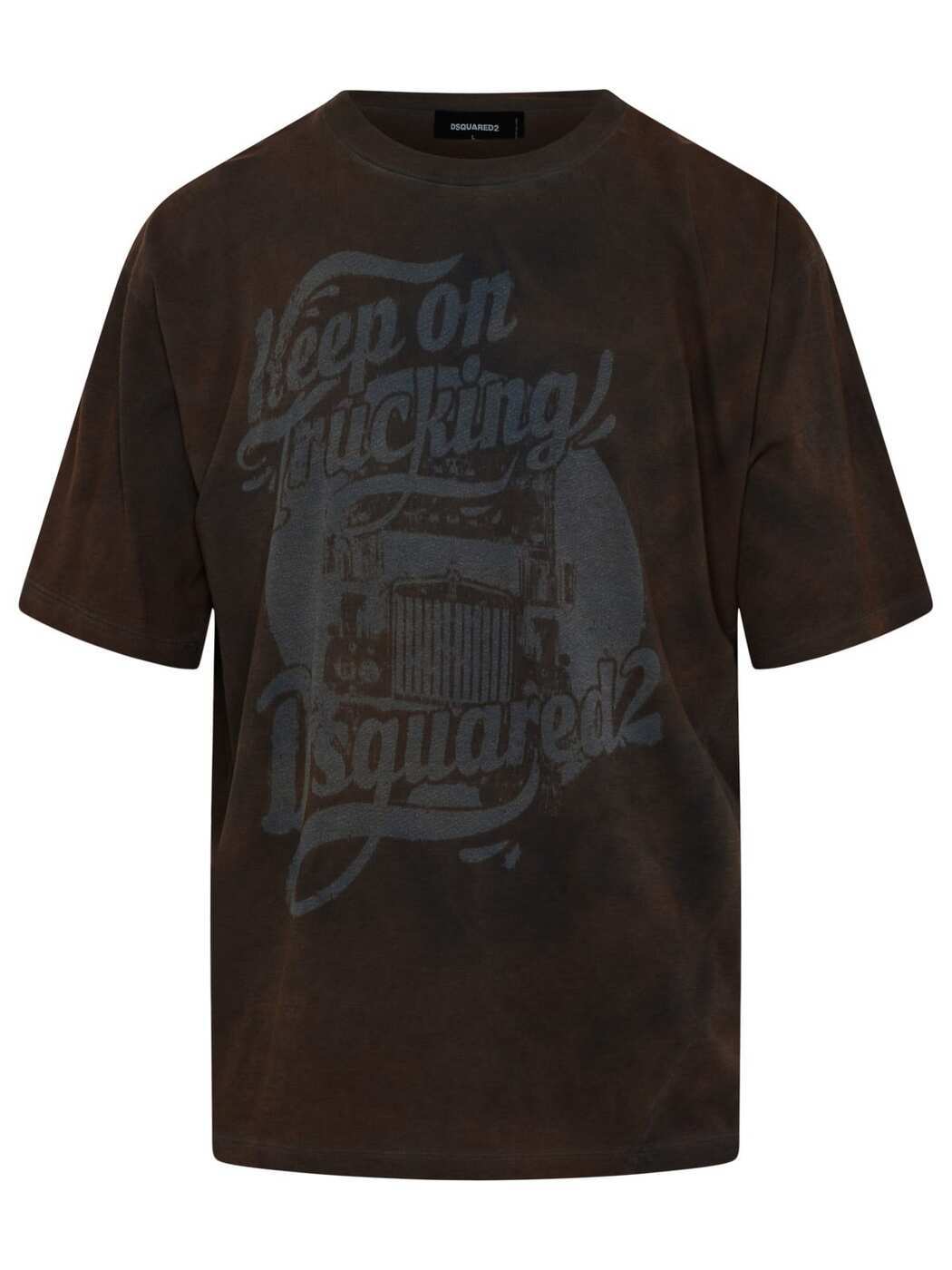 DSQUARED2 ディースクエアード ブラウン Brown Tシャツ メンズ 秋冬2023 S74GD1183S21600_144 【関税 送料無料】【ラッピング無料】 ia