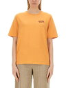 【15,000円以上1,000円OFF 】 MAISON KITSUNE メゾン キツネ オレンジ ORANGE Tシャツ レディース 春夏2024 MW00126KJ0119_P822 【関税 送料無料】【ラッピング無料】 ia