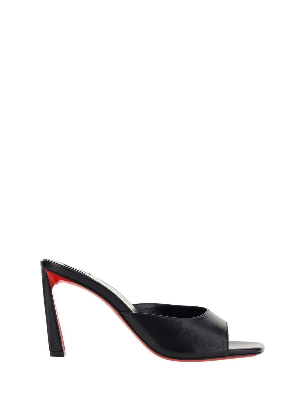 【土日限定クーポン配布中！】 CHRISTIAN LOUBOUTIN クリスチャンルブタン ブラック BLACK サンダル レ..