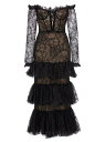 GIAMBATTISTA VALLI ジャンバティスタ ヴァリ ブラック Black ドレス レディース 春夏2024 23FWPVTE5137-29CHA 9999 【関税・送料無料】【ラッピング無料】 ia