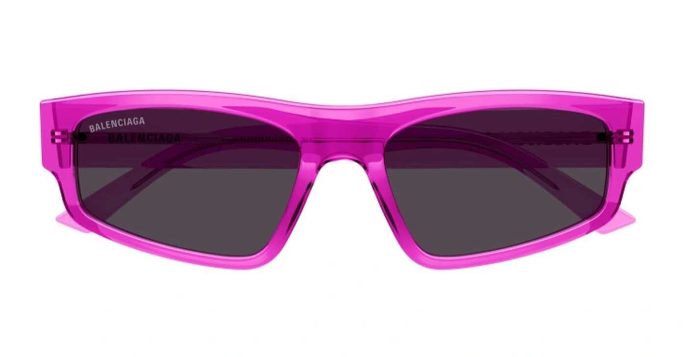 バレンシアガ サングラス レディース 【本日5の付く日ポイント4倍!】 BALENCIAGA EYEWEAR バレンシアガアイウェア パープル fuchsia サングラス・メガネ レディース 春夏2024 BB0305S-004 【関税・送料無料】【ラッピング無料】 ia