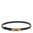 【15,000円以上1,000円OFF!!】 MOSCHINO モスキーノ ブラック Black ベルト レディース 春夏2024 80088001 0555 【関税・送料無料】【ラッピング無料】 ia