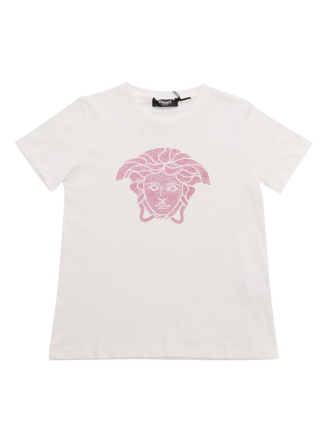  VERSACE ヴェルサーチェ ホワイト WHITE トップス ガールズ 春夏2024 10000521A09710.2W310  ia